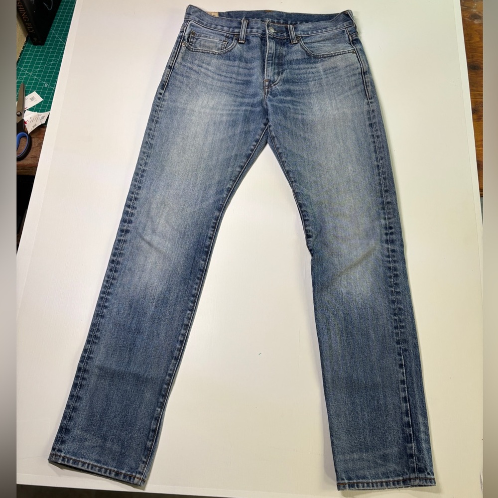 J.Crew 484 Extra Slim Jeans Men’s 30x32 Kaihara Japanese Denim Blue - Picture 2 of 12